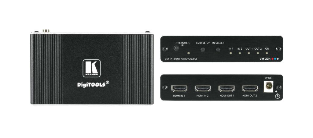 Kramer VM-22H HDMI-jakaja ja vaihdin