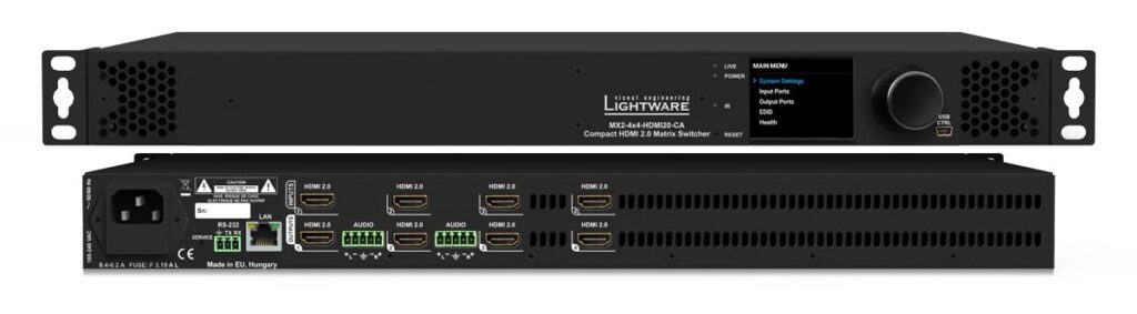 Lightware MX2 4x4 HDMI20 CA
