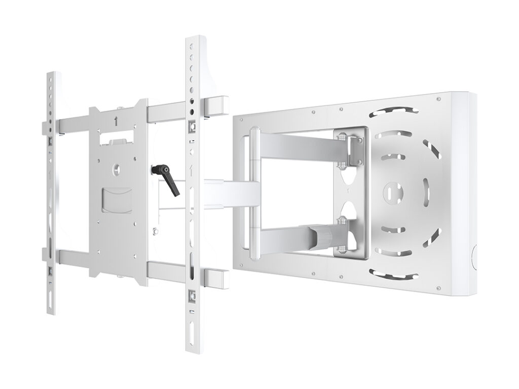 M HOSPITALITY FLEXARM WITH STB ENCLOSURE WHITE