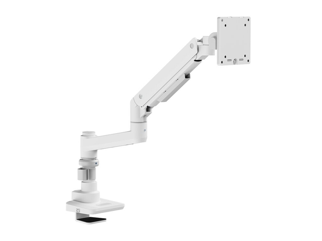 M DESKMOUNT GAS SPRING SINGLE WHITE