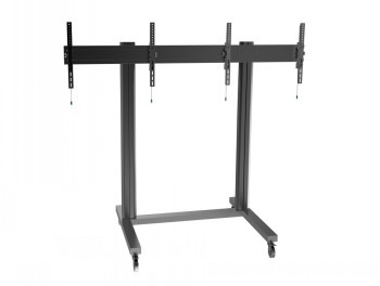 M PUBLIC DISPLAY STAND 210 DUAL SCREEN 50"-77" BLACK