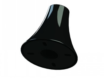 MB PRO SERIES - FLOOR TO CEILING WALL PLATE BLACK