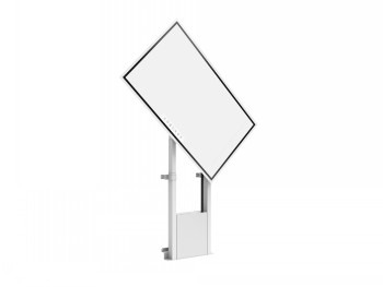 M MOTORIZED FLOORMOUNT FLIP 2 INCL CABINET & CAMERASHELF 120KG WHITE
