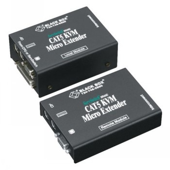 BLACK BOX  MICRO KVM EXTENDER - VGA, PS/2, DUAL-ACCESS, CATX