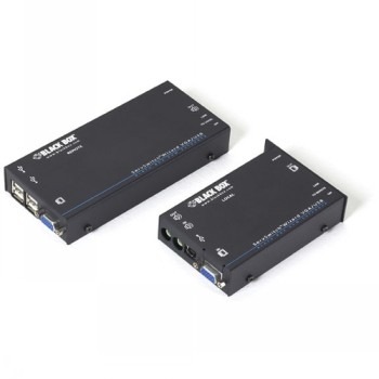 BLACK BOX WIZARD KVM EXTENDER - VGA, USB, AUDIO, DUAL-ACCESS, CATX