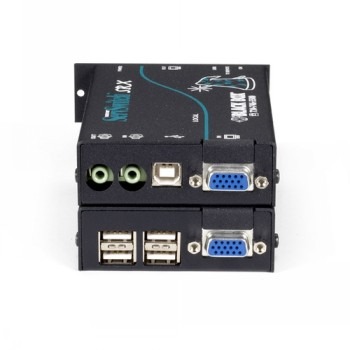 BLACK BOX WIZARD SRX KVM EXTENDER - VGA, USB 2.0, AUDIO, DUAL-ACCESS, CATX