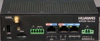 HUAWEI AR502CG-L ,1*RS232 ,1*DI/1*DO,  2*GE (10/100/1000M RJ45) , LTE 1*USB2.0,8-36VDC