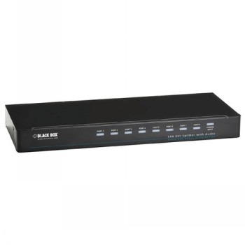 BLACK BOX  DVI-D SPLITTER WITH AUDIO AND HDCP - 1X8