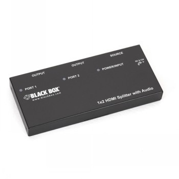 BLACK BOX  HDMI SPLITTER WITH AUDIO - 1X2