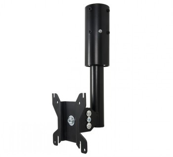 B-TECH AV SYSTEM 2 - FLAT SCREEN MOUNT WITH TILT & SWIVEL (VESA 100) FOR Ø50MM POLES