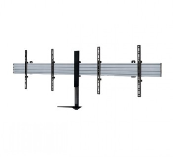 B-TECH AV SYSTEM X - UNIVERSAL TWIN SCREEN VC WALL MOUNT WITH WEBCAM SHELF