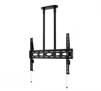 B-TECH AV EXTRA-LARGE UNIVERSAL FLAT SCREEN CEILING MOUNT (VESA 1100 X 700) - 2M Ø50MM POLES