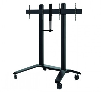 B-TECH AV UNIVERSAL TWIN SCREEN VC TROLLEY (VESA 600 X 400)