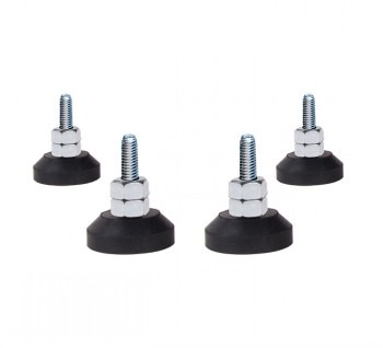B-TECH AV LEVELLING FEET FOR BT856X DESIGNER TROLLEYS - 2PCS