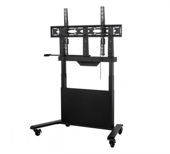 B-TECH AV UNIVERSAL FLAT SCREEN TROLLEY WITH MOTORISED HEIGHT ADJUSTMENT (VESA 1000 X 600) 100KG
