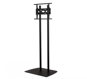 B-TECH AV UNIVERSAL FLAT SCREEN FLOOR STAND (VESA 600 X 400) - TWIN 1.8M Ø50MM POLES