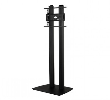 B-TECH AV UNIVERSAL FLAT SCREEN FLOOR STAND (VESA 600 X 400) - TWIN 1.8M COLUMNS