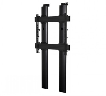 B-TECH AV MODE-AL - PREMIUM FLOOR-TO-WALL SINGLE SCREEN TWIN COLUMN UC STAND - (VESA 900 X 800) - 2M