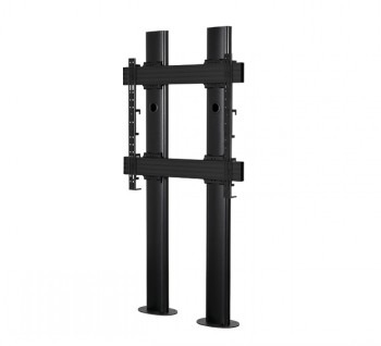 B-TECH AV MODE-AL - PREMIUM BOLT DOWN SINGLE SCREEN TWIN COLUMN UC STAND - (VESA 900 X 800) - 2M