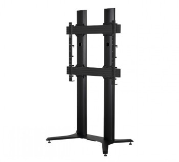 B-TECH AV MODE-AL - PREMIUM FREESTANDING SINGLE SCREEN TWIN COLUMN UC STAND - (VESA 900 X 800) - 2M