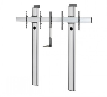 B-TECH AV MODE-AL - PREMIUM FLOOR-TO-WALL TWIN SCREEN VC STAND - (VESA 600 X 400) - 2M