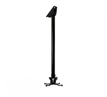 B-TECH AV SYSTEM 2 - UNIVERSAL PROJECTOR CEILING MOUNT WITH MICRO-ADJUSTMENT - 1M Ø50MM POLE