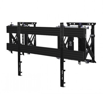 B-TECH AV SOFT-OPEN FULL SERVICE WALL MOUNT FOR XXL DISPLAYS - BLACK