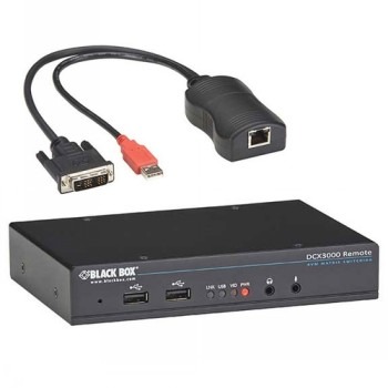 BLACK BOX DCX SERVER ACCESS MODULE KVM EXTENDER KIT – SINGLE-LINK DVI-D, USB HID, AUDIO