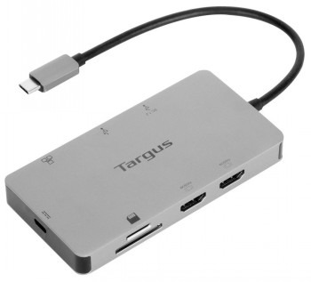 TARGUS USB-C DUAL HDMI 4K DOCK, 100W PD PASS-THROUGH