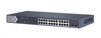 HIKVISION 24 PORT FAST ETHERNET SMART POE SWITCH 370W_
