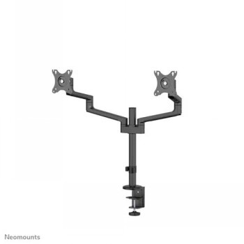 NEOMOUNTS NEXT LITE FLAT SCREEN DESK MOUNT (CLAMP/GROMMET) 2 SCREENS BLACK
