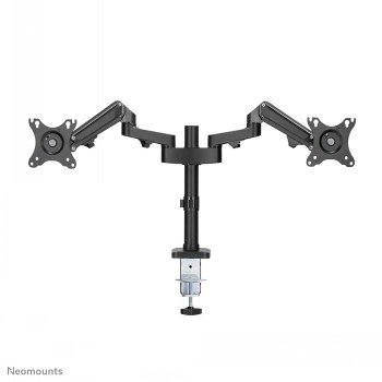 NEOMOUNTS DESK POLE MOUNT (CLAMP/GROMMET) 2 SCREENS BLACK