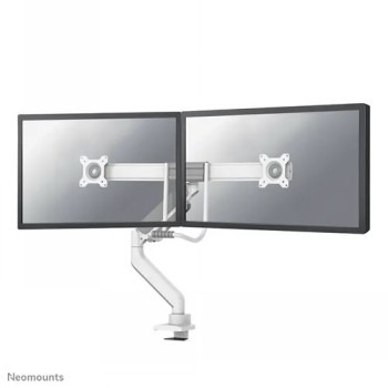 NEOMOUNTS NEXT CORE DESK MOUNT 2 SCREENS (TOPFIX CLAMP/GROMMET) 2 SCREENS WHITE