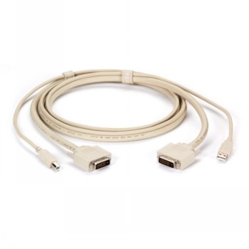 BLACK BOX DT-SERIES KVM CPU CABLE - DVI-D - USB, 6-FT. (1.8-M)