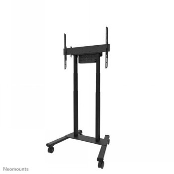 NEOMOUNTS MOVE LIFT MOTORISED MOBILE STAND INCL. STORAGE BOX, 10 CM. WHEELS FLOOR - VESA 100X100 UP TO 800X600 1 SCREEN BLACK