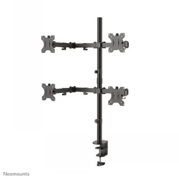 NEOMOUNTS FLAT SCREEN DESK MOUNT (CLAMP/GROMMET) 4 SCREENS BLACK
