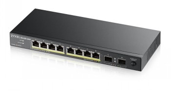 ZYXEL GS1100-10HPV2, UNMANAGED POE 8X GIGABIT, 2X FIBER UPLINK, 130 WATT POE (5Y WARRANTY)