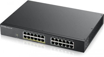 ZYXEL GS1900-24EP, 24-PORT GBE L2, 12 PORT POE SMART SWITCH, RACKMOUNT, 130 WATT (5Y WARRANTY)