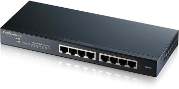 ZYXEL GS1900-8 V2, 8 PORT GBE L2 SMART SWITCH, DESKTOP, FANLESS (5Y WARRANTY)