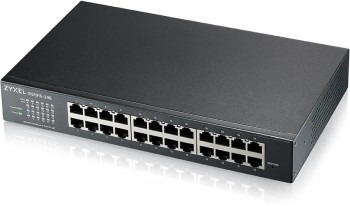 ZYXEL GS1915-24E, 24-PORT GBE SMART SWITCH, HYBRID MODE, STANDALONE OR NEBULAFLEX CLOUD, RACKMOUNT, FANLESS (5Y WARRANTY)