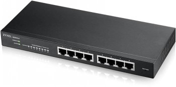 ZYXEL GS1915-8, 8-PORT GBE SMART SWITCH, HYBRID MODE, STANDALONE OR NEBULAFLEX CLOUD, DESKTOP, FANLESS (5Y WARRANTY)