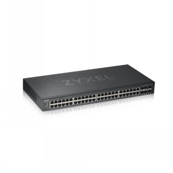ZYXEL GS1920-48V2, 50 PORT SMART MANAGED SWITCH 48X GIGABIT COPPER AND 4X GIGABIT DUAL PERS., HYBRID MODE, STANDALONE OR NEBULAFLEX CLOUD (5Y WARRANTY)