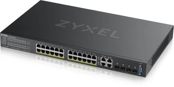 ZYXEL GS2220-28HP,EU REGION,24-PORT GBE L2 POE SWITCH WITH GBE UPLINK (1 YEAR NCC PRO PACK LICENSE BUNDLED) (5Y WARRANTY)