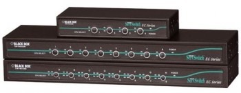 BLACK BOX EC SERIES KVM SWITCH FOR PS/2 OR USB SERVERS AND PS/2 OR USB CONSOLES - 8-PORT