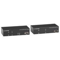 BLACK BOX KVX SERIES KVM EXTENDER OVER CATX - DUAL-HEAD, DVI-I, USB 2.0, SERIAL, AUDIO, LOCAL VIDEO