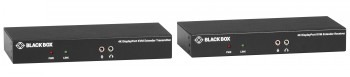 BLACK BOX KVX SERIES KVM EXTENDER OVER CATX – 4K, SINGLE-HEAD, DISPLAYPORT, USB 2.0 HUB, SERIAL, AUDIO, LOCAL VIDEO