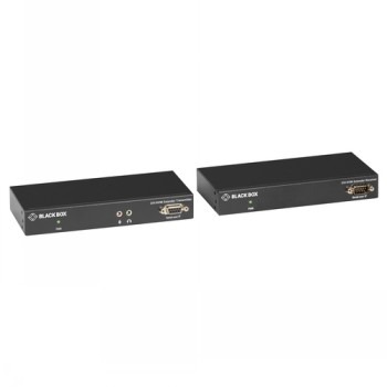BLACK BOX KVX SERIES KVM EXTENDER KIT OVER CATX - DVI-D, USB 2.0, SERIAL, AUDIO, LOCAL VIDEO