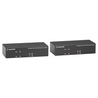 BLACK BOX KVX SERIES KVM EXTENDER OVER CATX – 4K, DUAL-HEAD, HDMI/DISPLAYPORT, USB 2.0, SERIAL, AUDIO, LOCAL VIDEO