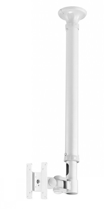 NEOMOUNTS FLAT SCREEN CEILING MOUNT (HEIGHT: 79-129 CM) 1 SCREEN WHITE