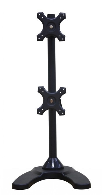 NEOMOUNTS FLAT SCREEN DESK MOUNT (STAND/GROMMET) 2 SCREENS BLACK